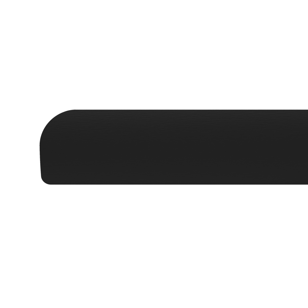 LineLED Skyline CLAREO 130cm 30W DESIGN - Schwarze Garderobenhaken
