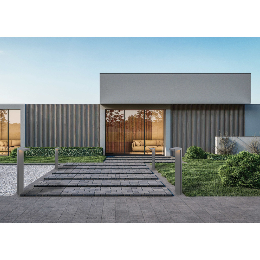 Buitenpaal ZAMBELIS 9W IP54 DESIGN Grafiet E297