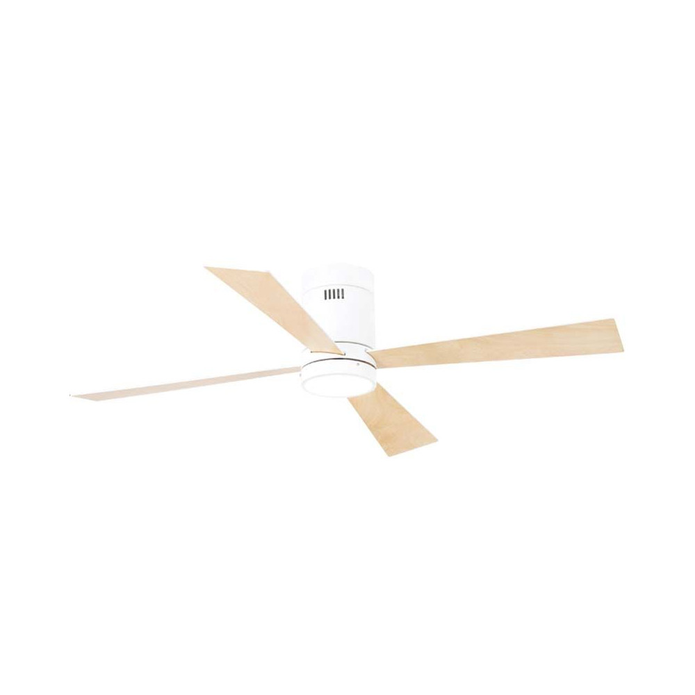 Ventilator ZAMBELIS D1240 15W DESIGN Holz und Mattweiß 19137