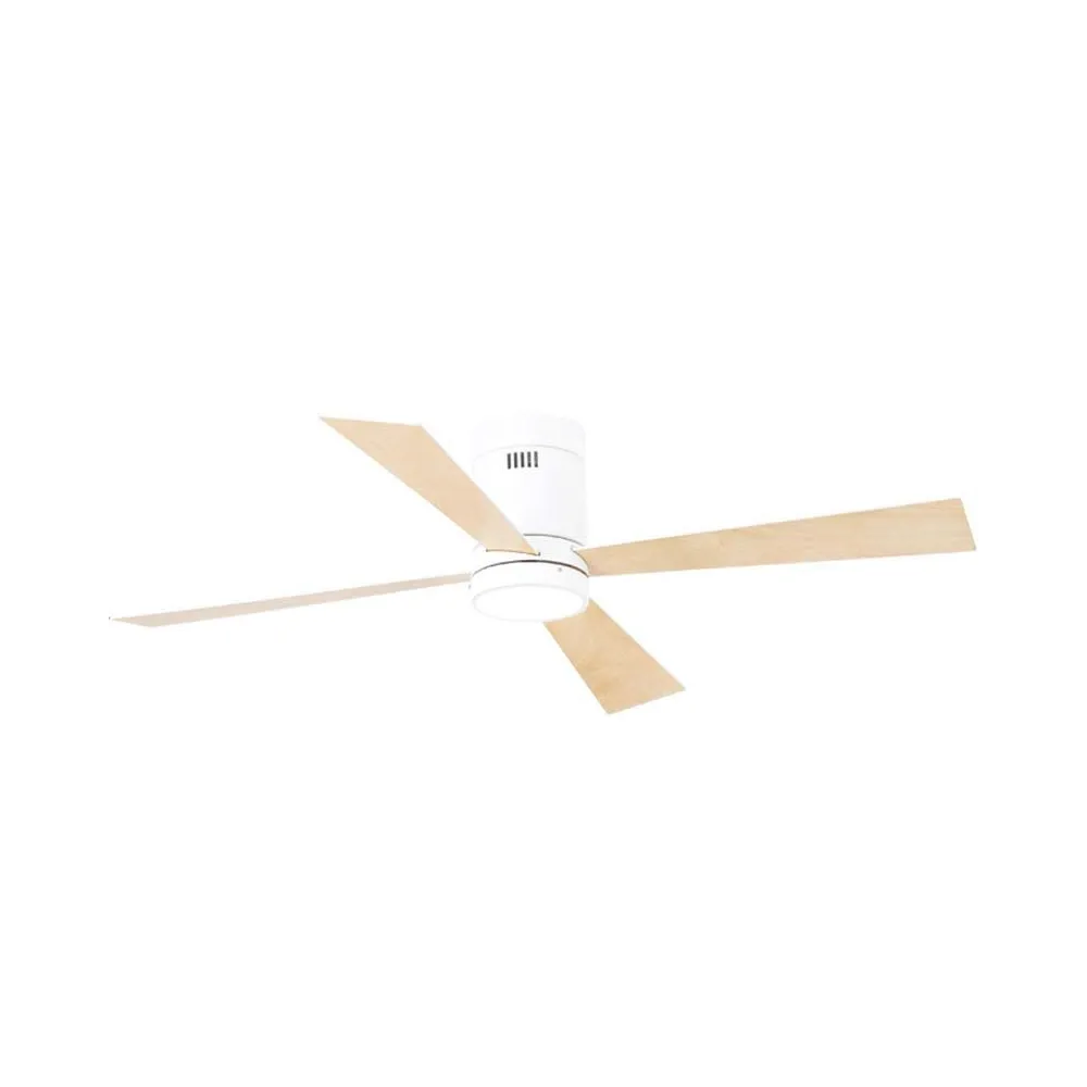 Ventilator ZAMBELIS D1240 15W DESIGN Holz und Mattweiß 19137