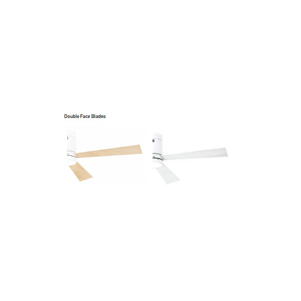 Ventilator ZAMBELIS D1240 15W DESIGN Holz und Mattweiß 19137