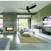 Ventilator ZAMBELIS D1370 DESIGN Mattschwarz 20257