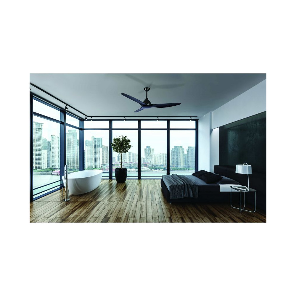 Ventilator ZAMBELIS D1630 DESIGN Mat Zwart 20258