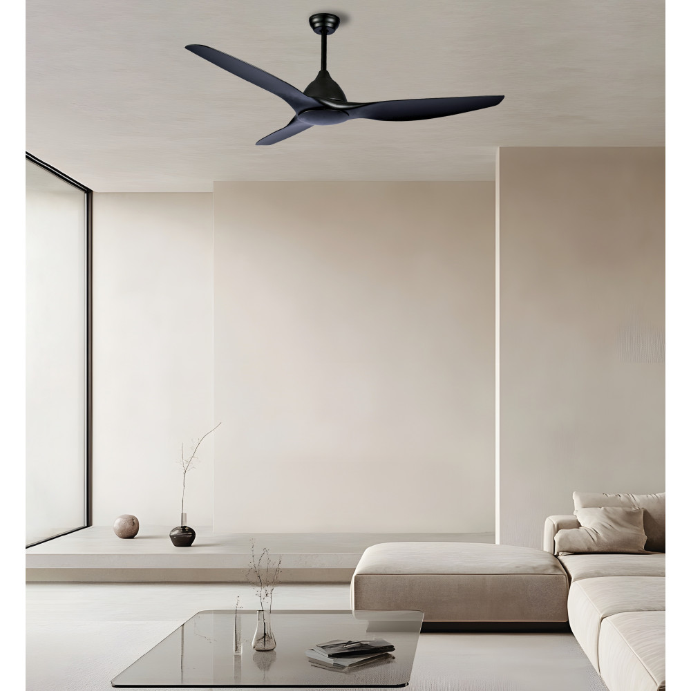 Ventilator ZAMBELIS D1630 DESIGN Mat Zwart 20258