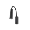 Wandleuchte ZAMBELIS 3W DESIGN Schwarz Sandgestrahlt H72