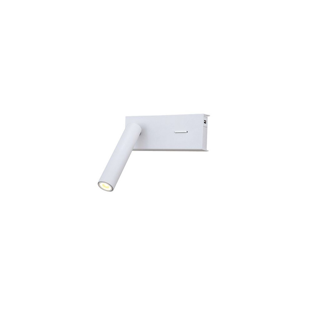 Wandleuchte ZAMBELIS 3W DESIGN Weiß Sandgestrahlt H74