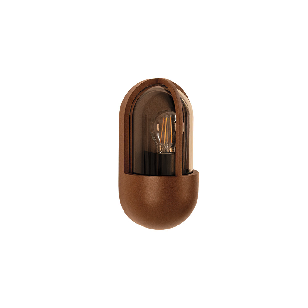 Buitenwandlamp ZAMBELIS E27 IP65 DESIGN Donkerbruin Zonder Lichtbron E438 FS