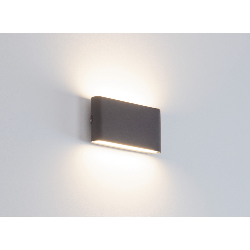 Applique Extérieure ZAMBELIS 12W IP65 DESIGN Graphite E239