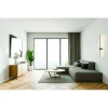 Wandleuchte ZAMBELIS D16 20W DESIGN Matt Schwarz 20116