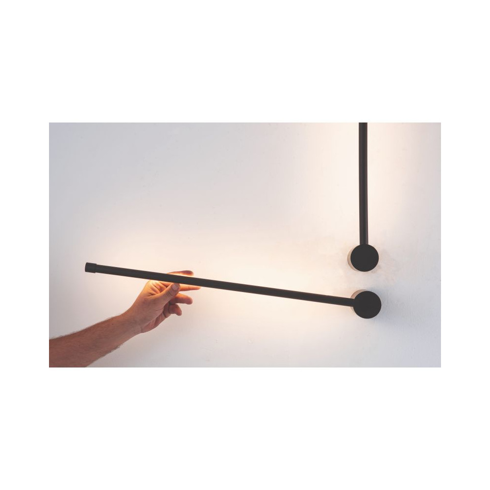 Wandleuchte ZAMBELIS D16 12W DESIGN Matt Schwarz 20114