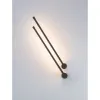 Wandleuchte ZAMBELIS D16 12W DESIGN Matt Schwarz 20114