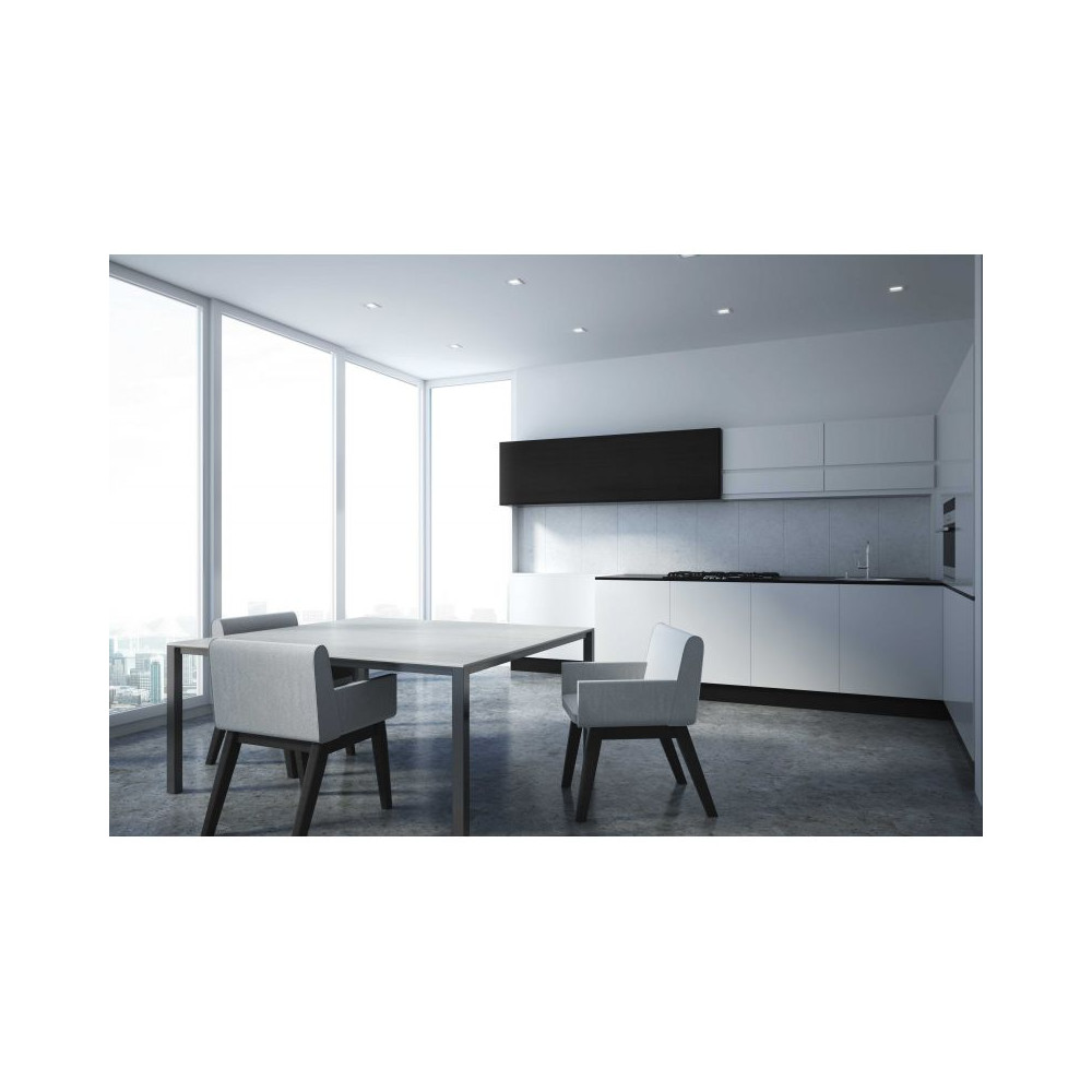 Vierkante Ingebouwde Downlight ZAMBELIS 3W DESIGN Zwart Zandkleurig Zonder Driver S190 FS