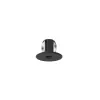 Downlight ZAMBELIS D12 2W IP44 DESIGN Schwarz Sandgestrahlt Ohne Treiber S170
