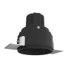 Tiltable Trimless Recessed Downlight ZAMBELIS D83 10W IP44 DESIGN Sand Black Driverless S178 FS
