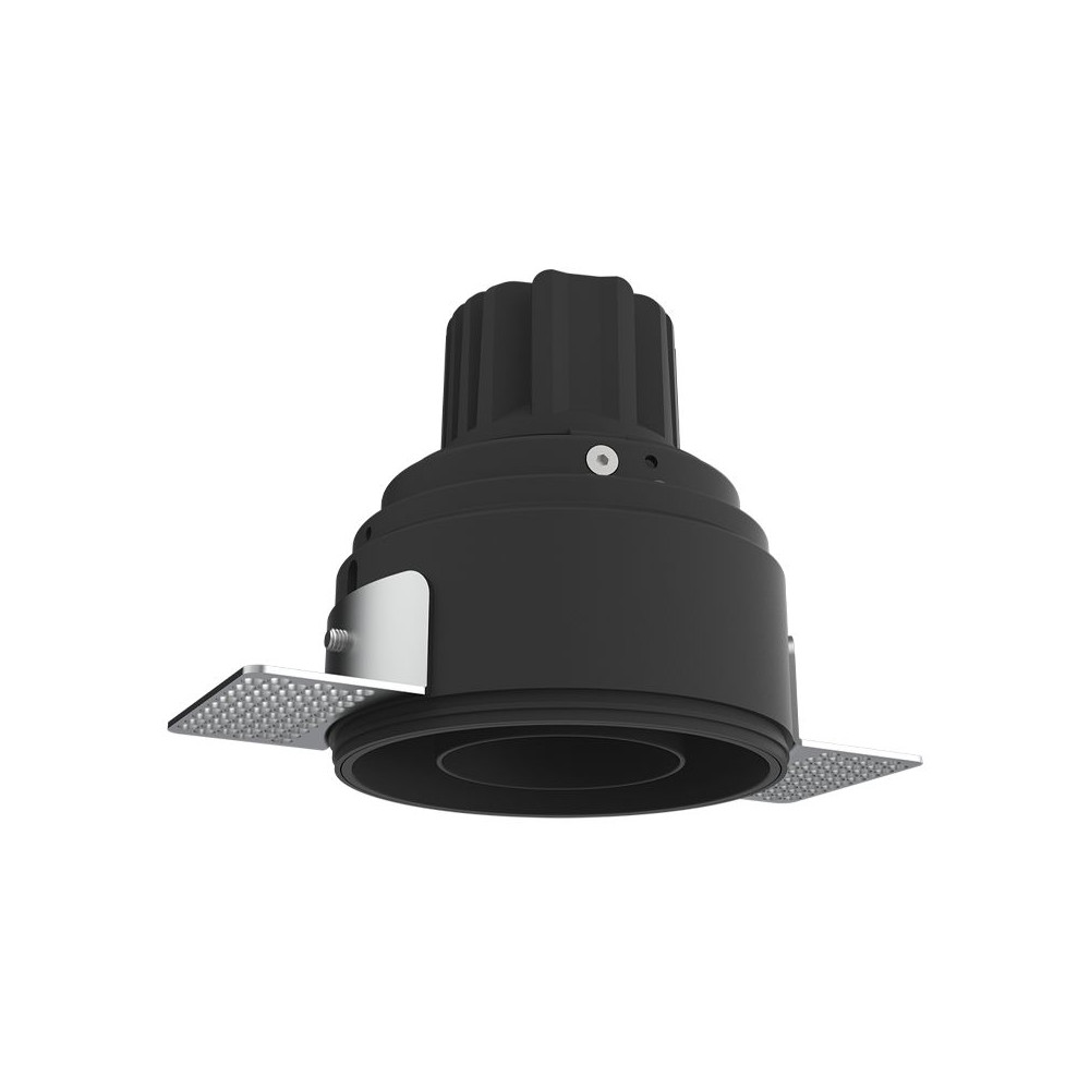Tiltable Trimless Recessed Downlight ZAMBELIS D83 10W IP44 DESIGN Sand Black Driverless S178 FS
