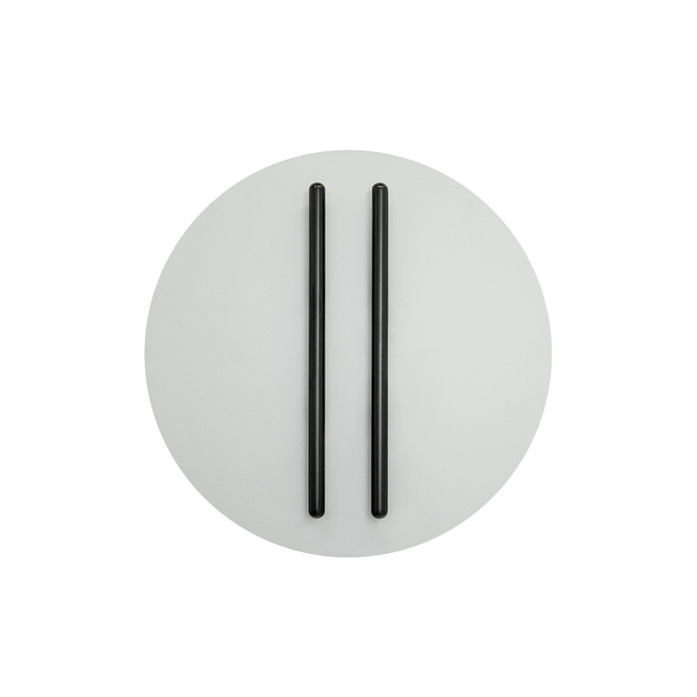 Applique Murale ZAMBELIS D400 13W Dimmable DESIGN Gris Sablé et Noir 2573 FS