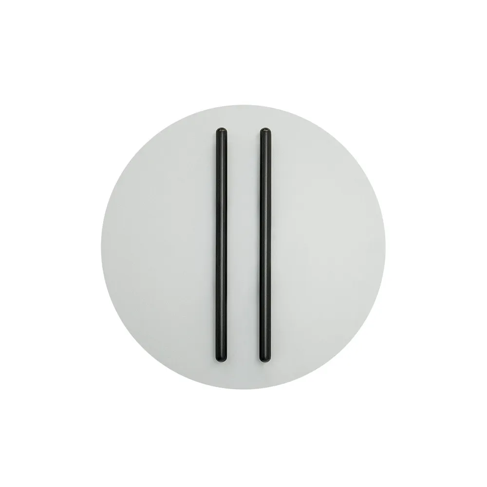Applique Murale ZAMBELIS D400 13W Dimmable DESIGN Gris Sablé et Noir 2573 FS