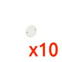 Lot de 10 Couvercles avec vis Diamètre 80mm EUR'OHM 52302