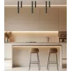 Ceiling Light ZAMBELIS D54 GU10 DESIGN Sand Black 23226