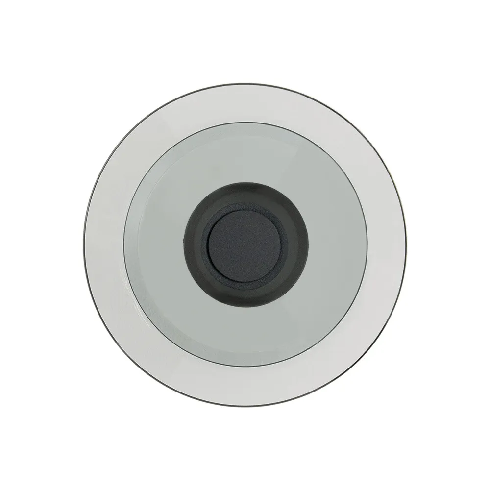 Applique Murale ZAMBELIS D300 10W Dimmable DESIGN Noir Sablé et Verre Fumé 25144