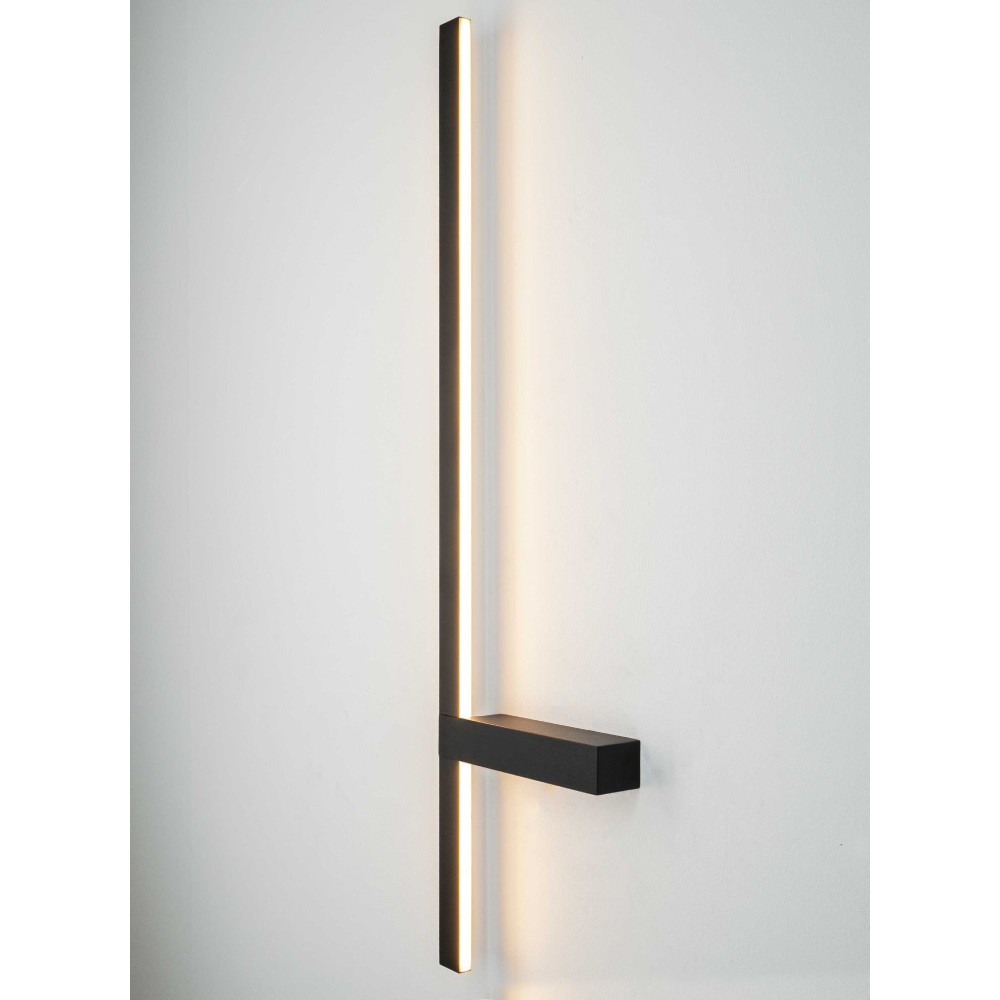 Wandlamp ZAMBELIS 40W Dimbaar DESIGN Zandzwart 2584