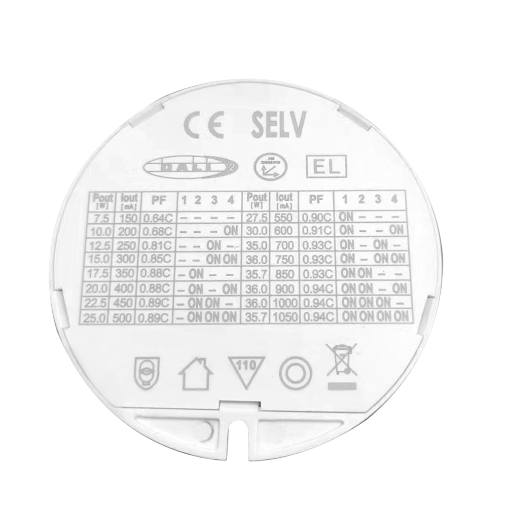 Driver Compact CLAREO DALI 150-1050mA 36W Flicker Free