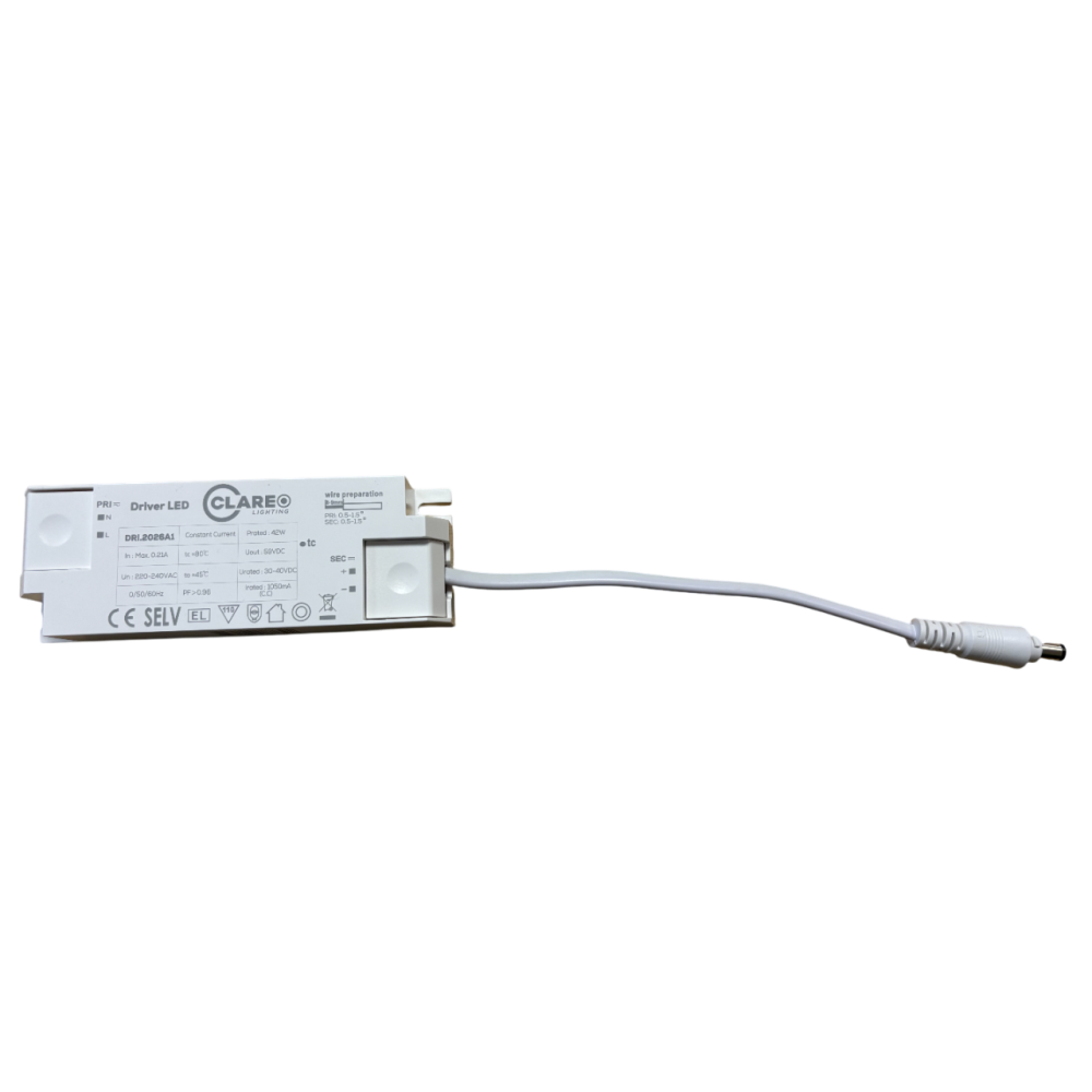 Driver High Efficiency CLAREO ON/OFF 1050mA 42W Flicker free