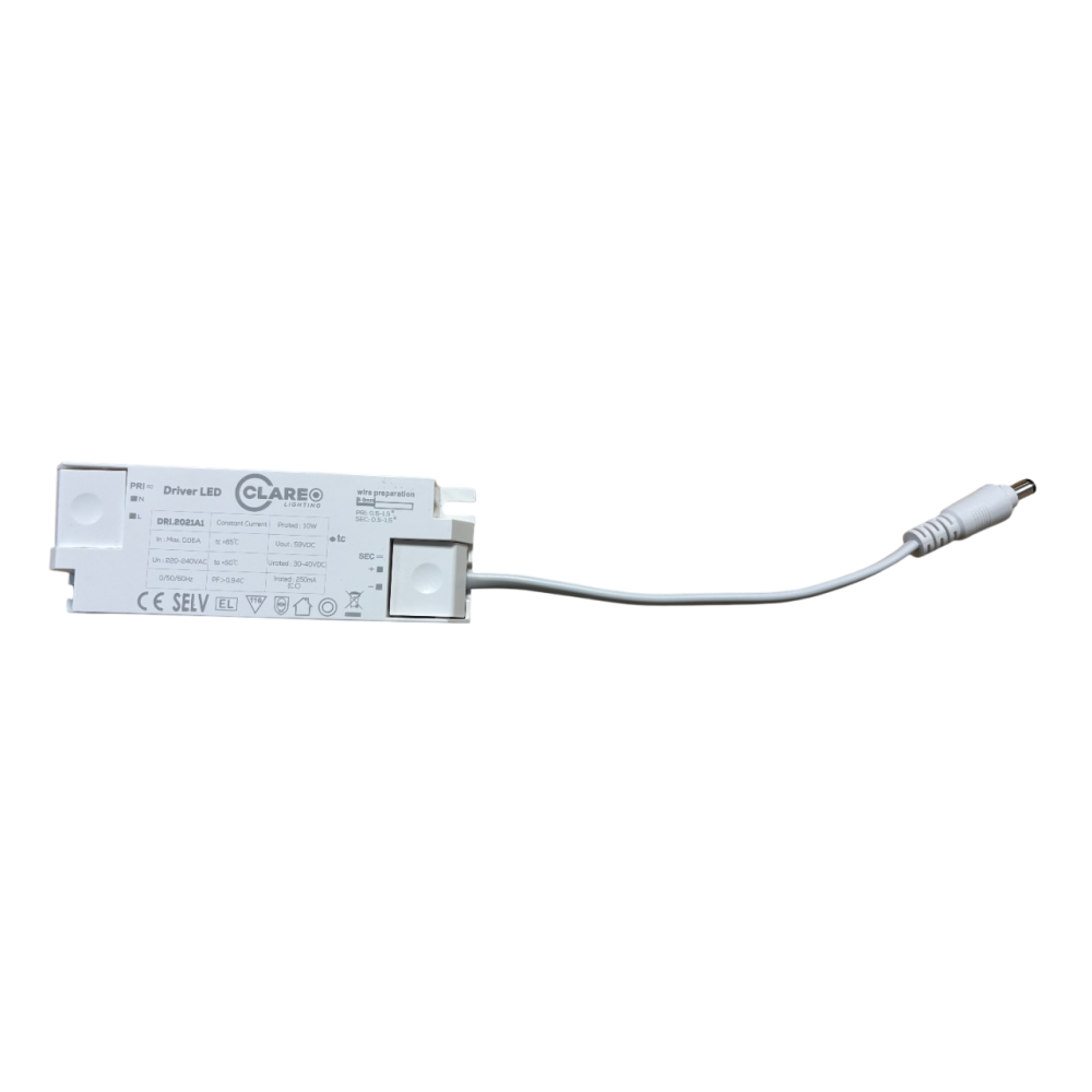 Driver High Efficiency CLAREO ON/OFF 250mA 10W Flicker free