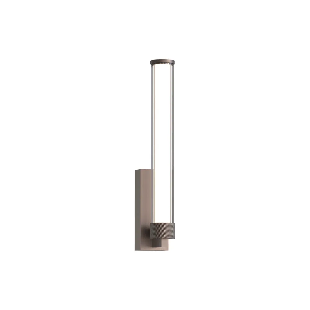 Applique Murale ZAMBELIS 9W Dimmable DESIGN Café Brossé 25444 FS