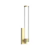 Wandlamp ZAMBELIS 9W Dimbaar DESIGN Geborsteld Goud 25445