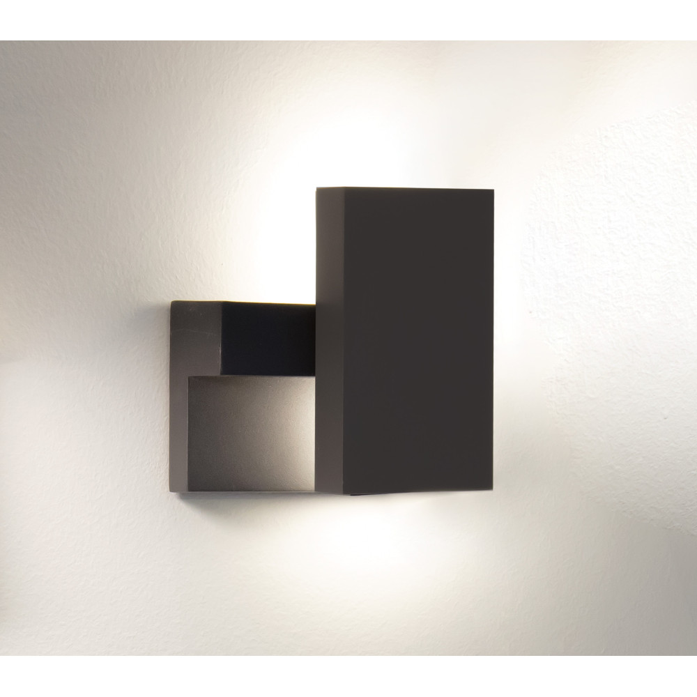 Outdoor Wall Light ZAMBELIS 10W IP65 DESIGN Graphite E199