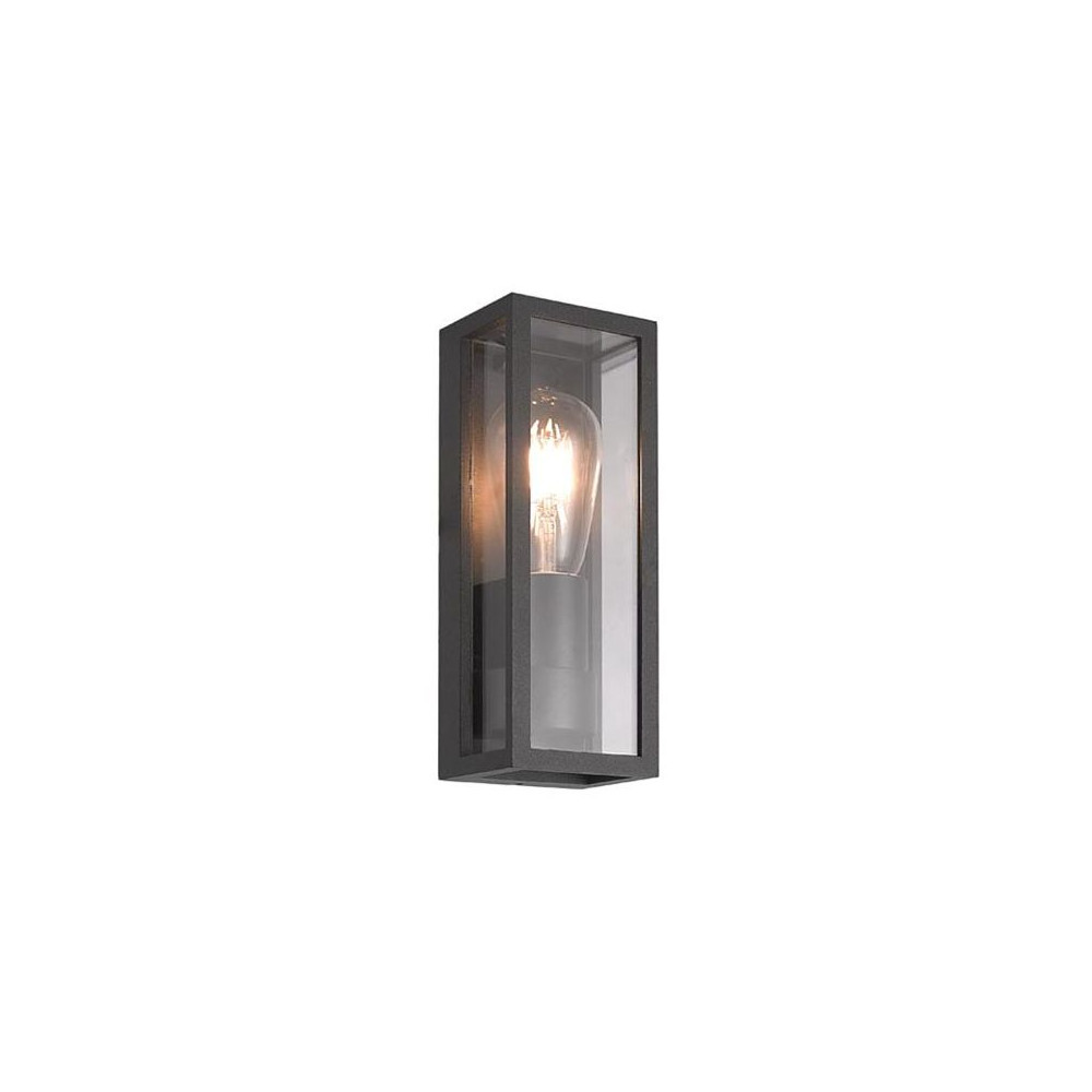 Buitenwandlamp ZAMBELIS E27 IP65 DESIGN Zwart Zandstraal Zonder Lichtbron E201