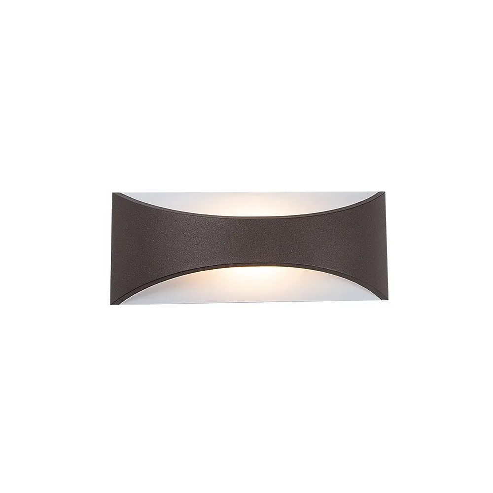 Applique Extérieure ZAMBELIS 11W IP65 DESIGN Brun foncé E266