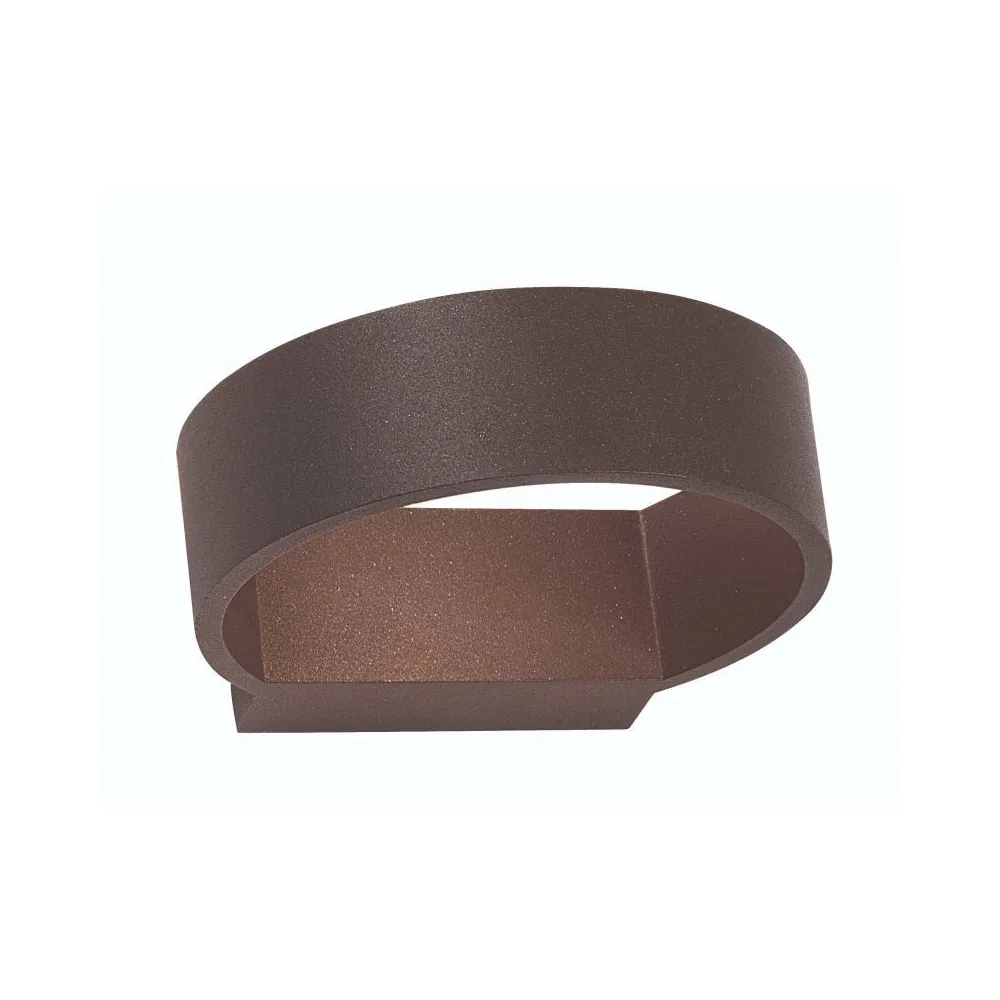 Applique Extérieure ZAMBELIS 7W IP65 DESIGN Brun foncé E268