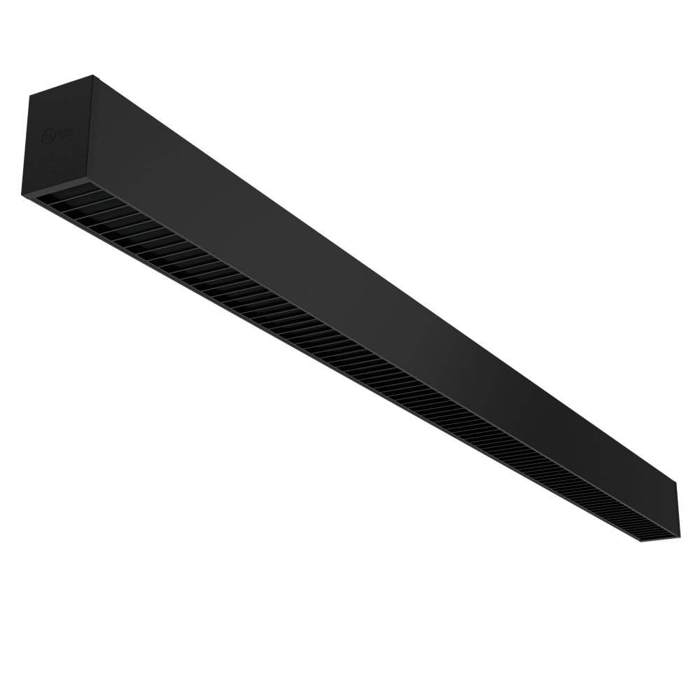 LineLED Louvre CLAREO 150cm 40W ADVANCE 3 Zwart FS
