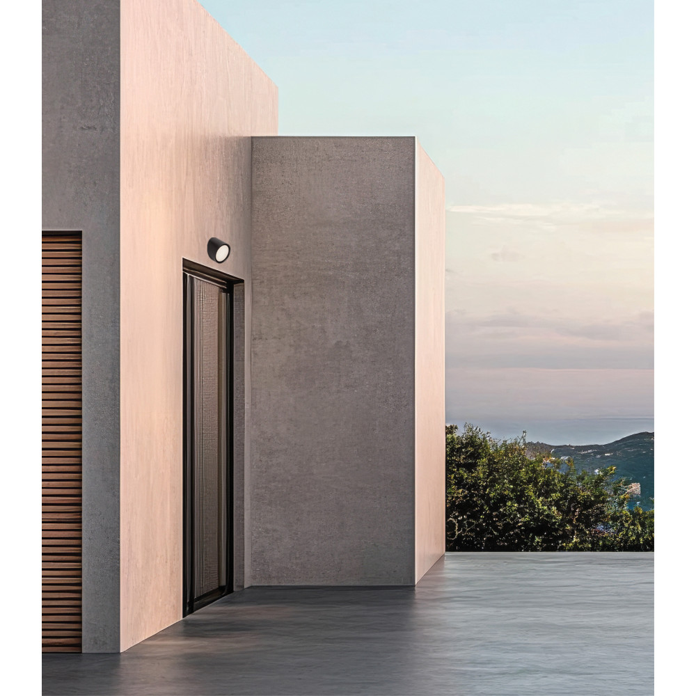 Applique Extérieure ZAMBELIS 7W IP65 DESIGN Noir E436 FS