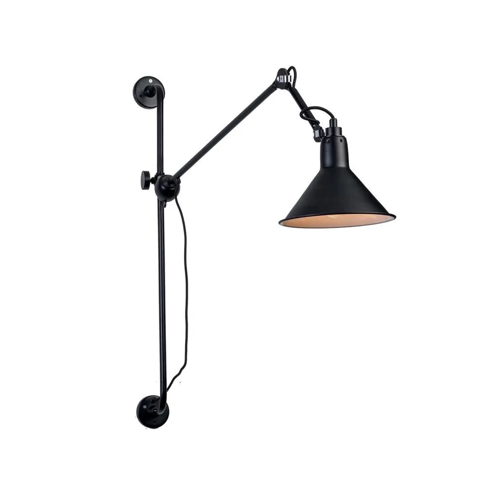 Wandleuchte ZAMBELIS E27 DESIGN Mattschwarz Ohne Lichtquelle 19218 FS