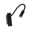 Einbauwandleuchte ZAMBELIS 3W DESIGN Schwarz H69
