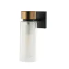 ZAMBELIS E14 DESIGN Wall Light Sanded Black Without Source 22135