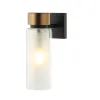 ZAMBELIS E14 DESIGN Wall Light Sanded Black Without Source 22135