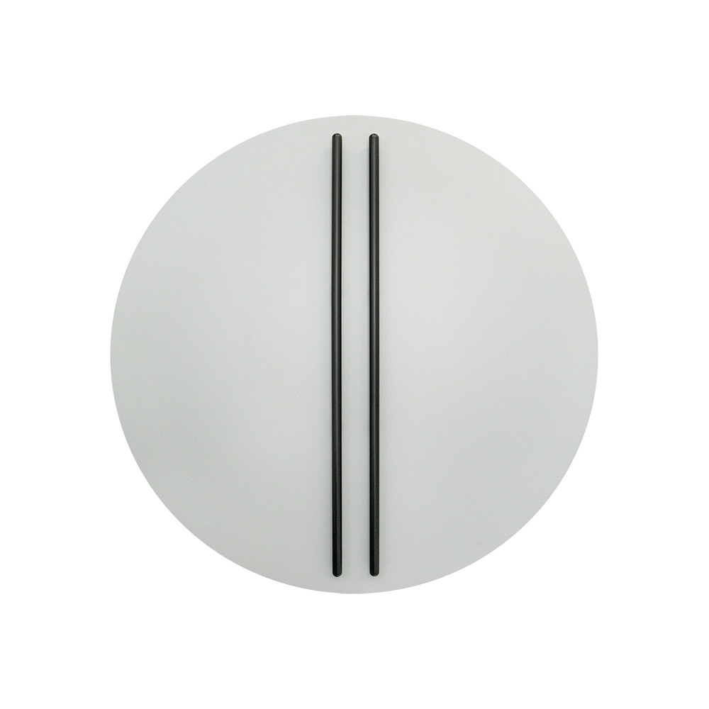 Wandleuchte ZAMBELIS D800 30W Dimmbar DESIGN Sandgrau und Schwarz 2575 FS
