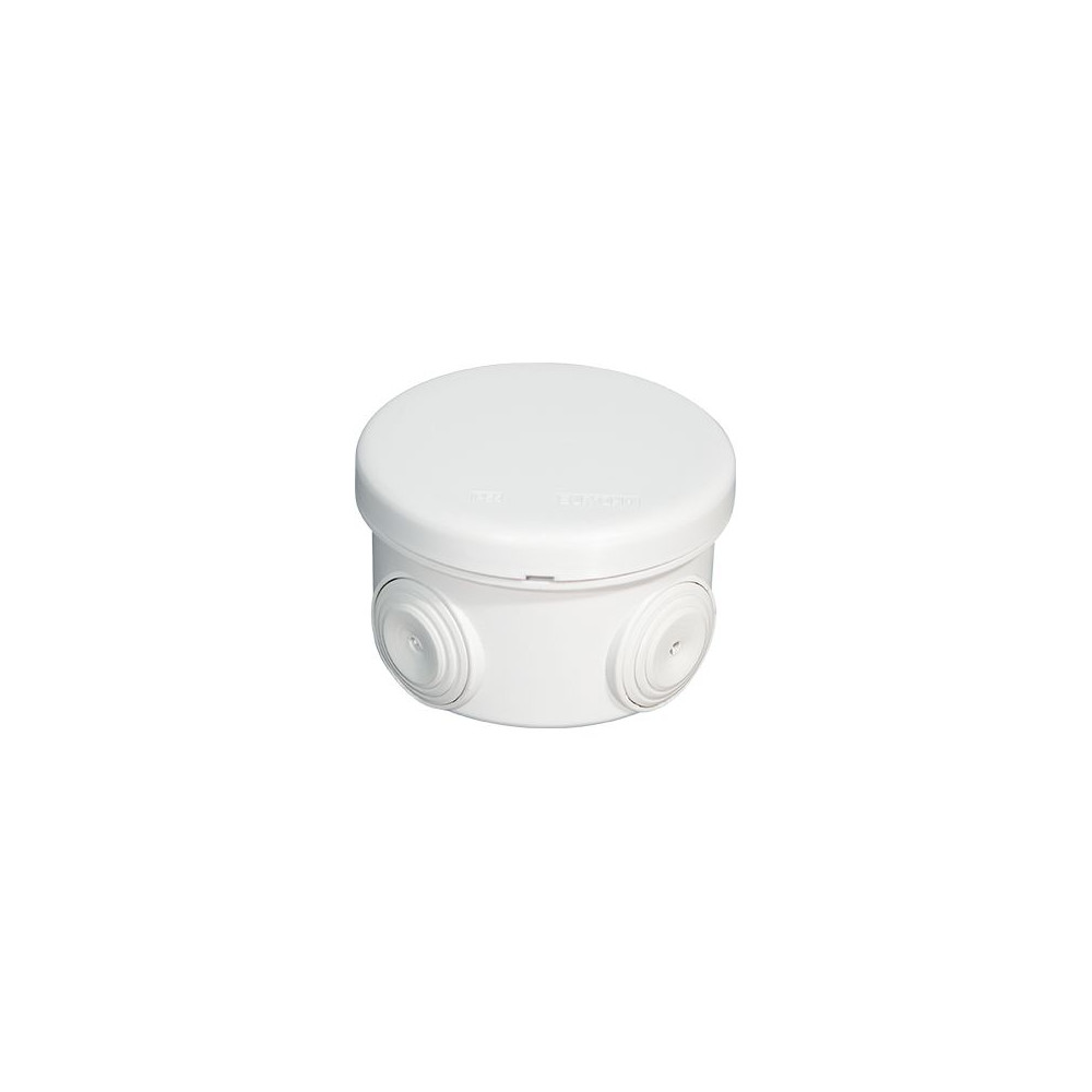 Set of 5 IP55 Waterproof Junction Boxes Round Diameter 80x45mm 960° EUR'OHM 50002