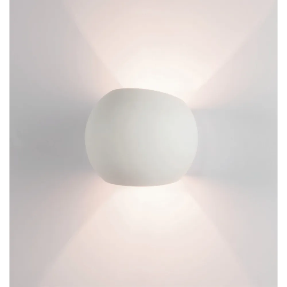 Applique Direct/Indirect ZAMBELIS G9 DESIGN Blanc Sans Source 180028