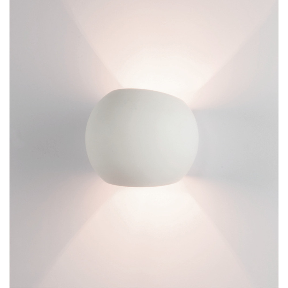 Ronde Wandlamp ZAMBELIS G9 DESIGN Wit Zonder Lichtbron 180028