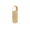 Wandleuchte ZAMBELIS G9 DESIGN Gold Matt Ohne Leuchtmittel H64