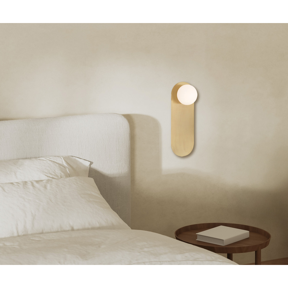 Wandleuchte ZAMBELIS G9 DESIGN Gold Matt Ohne Leuchtmittel H64