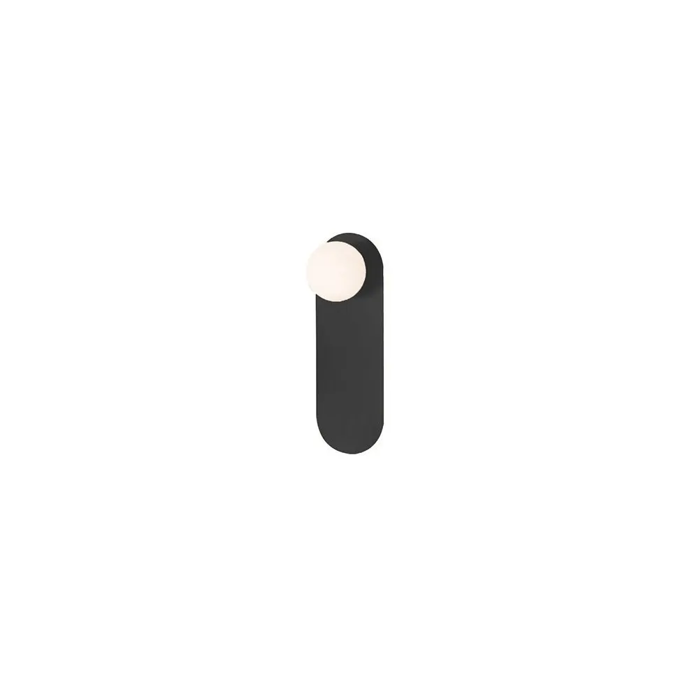 Applique ZAMBELIS G9 DESIGN Noir Mat Sans Source H64-B