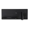 Applique Murale ZAMBELIS Droite 3W+6W Direct/Indirect 3-en-1 DESIGN Noir Mat 25184
