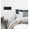 Wandleuchte ZAMBELIS Lesen 3W+6W Direkt/Indirekt 3-in-1 DESIGN Mattschwarz 25184