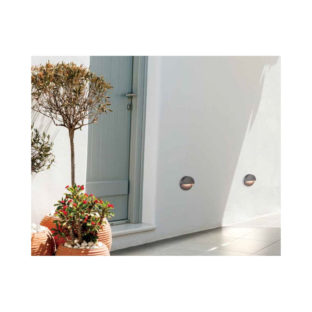 Applique Extérieure ZAMBELIS D15 7W IP65 DESIGN Graphite E242-G